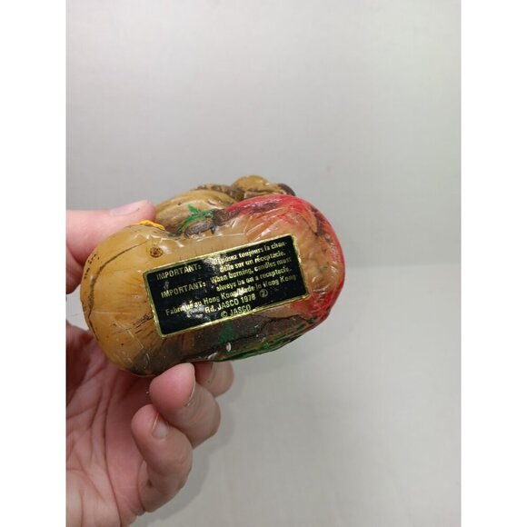 Vintage 1978 Bear And Honey Jar Wax Candle Country Cottagecore Kitch - Picture 4 of 6